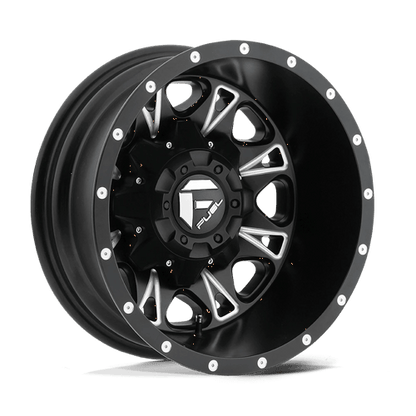 Fuel Offroad D513 THROTTLE Matte Black Milled 17x6.5 -140 8x210mm 154.3mm