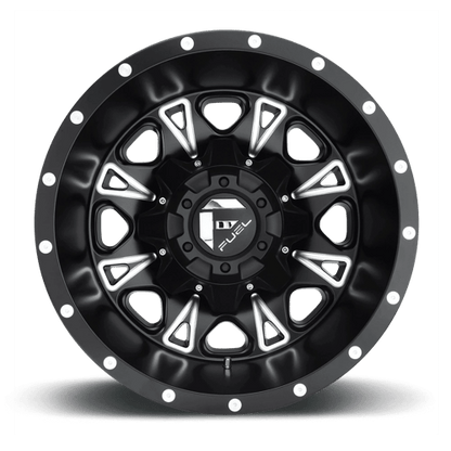Fuel Offroad D513 THROTTLE Matte Black Milled 17x6.5 -140 8x200mm 142mm