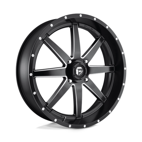 Fuel Offroad D538 MAVERICK UTV Matte Black Milled 24x7 +13 4x137mm 110.1mm