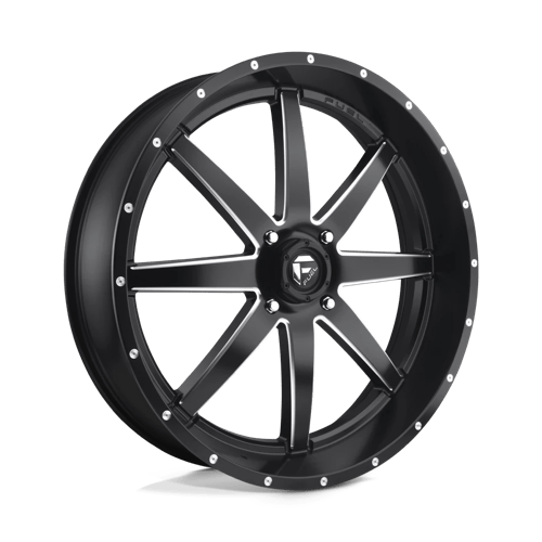 Fuel Offroad D538 MAVERICK UTV Matte Black Milled 26x7 +13 4x137mm 110.1mm