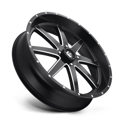 Fuel Offroad D538 MAVERICK UTV Matte Black Milled 26x7 +13 4x137mm 110.1mm