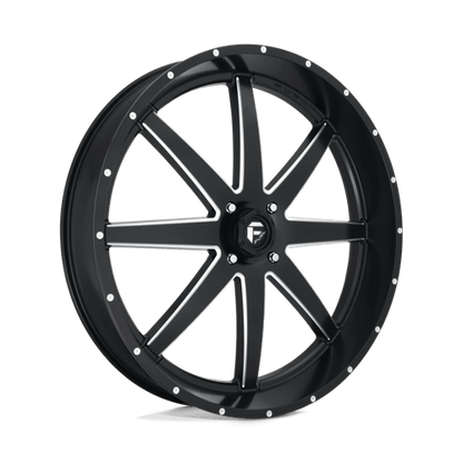 Fuel Offroad D538 MAVERICK UTV Matte Black Milled 30x6 +1 4x156mm 132mm