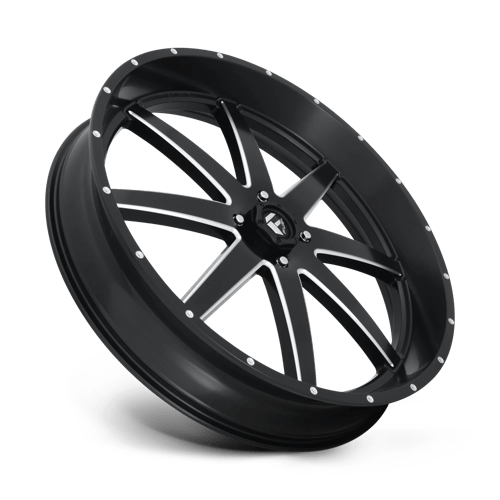 Fuel Offroad D538 MAVERICK UTV Matte Black Milled 30x6 +1 4x156mm 132mm