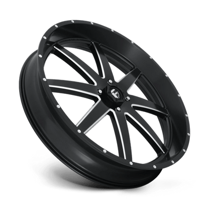 Fuel Offroad D538 MAVERICK UTV Matte Black Milled 30x6 +1 4x156mm 132mm