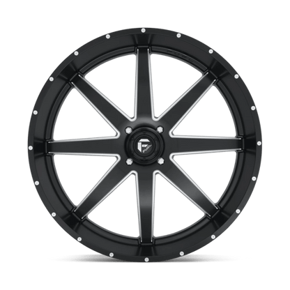 Fuel Offroad D538 MAVERICK UTV Matte Black Milled 30x6 +1 4x156mm 132mm