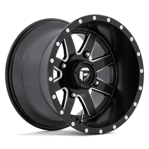 Fuel Offroad D538 MAVERICK UTV Matte Black Milled 15x10 0 4x137mm 110.1mm