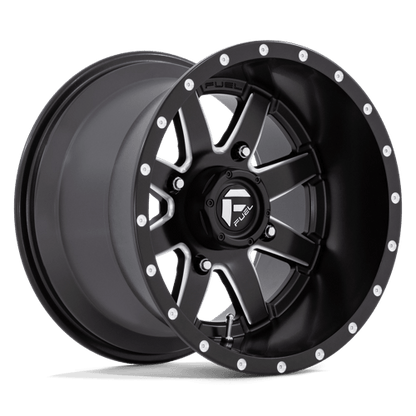 Fuel Offroad D538 MAVERICK UTV Matte Black Milled 15x10 0 4x137mm 110.1mm