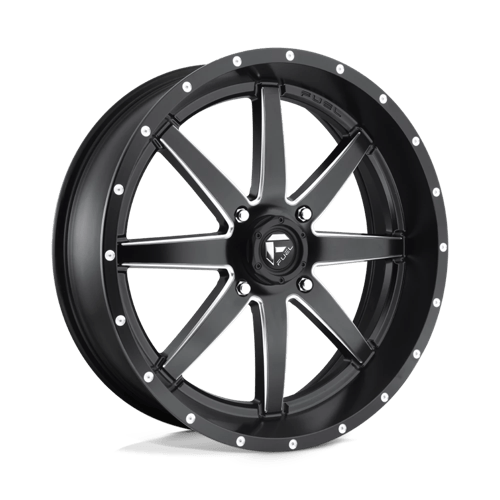 Fuel Offroad D538 MAVERICK UTV Matte Black Milled 22x7 +13 4x156mm 132mm