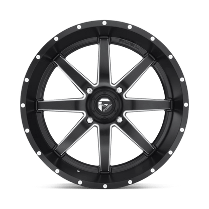 Fuel Offroad D538 MAVERICK UTV Matte Black Milled 20x7 +13 4x137mm 110.1mm