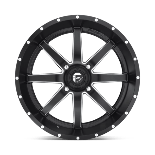 Fuel Offroad D538 MAVERICK UTV Matte Black Milled 16x7 +13 4x156mm 132mm