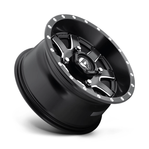 Fuel Offroad D538 MAVERICK UTV Matte Black Milled 14x7 +13 4x156mm 132mm