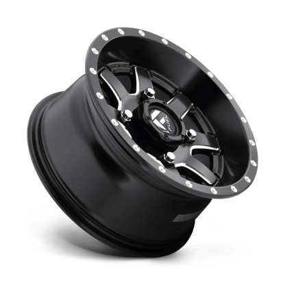 Fuel Offroad D538 MAVERICK UTV Matte Black Milled 14x7 +13 4x110mm 79.4mm