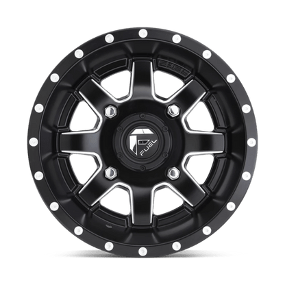 Fuel Offroad D538 MAVERICK UTV Matte Black Milled 14x7 +13 4x156mm 132mm