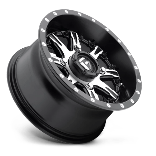Fuel Offroad D541 NUTZ UTV Matte Black Machined 14x7 +13 4x110mm 79.4mm