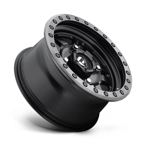 Fuel Offroad D557 ANZA UTV Matte Black Gun Metal Ring 14x7 +38 4x137mm 110.1mm