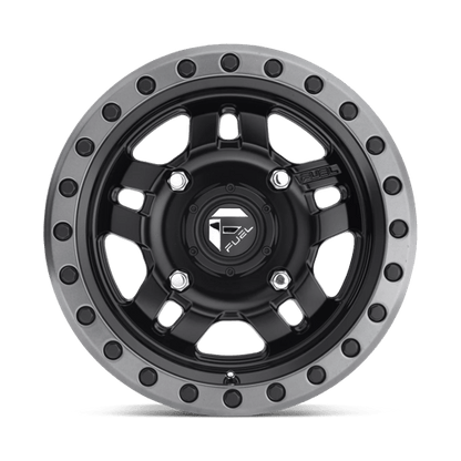 Fuel Offroad D557 ANZA UTV Matte Black Gun Metal Ring 14x7 +38 4x137mm 110.1mm