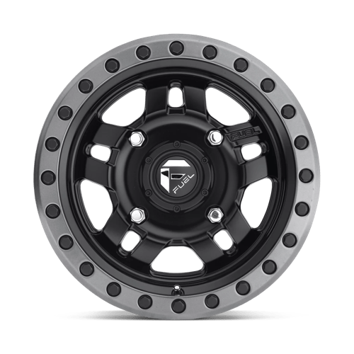 Fuel Offroad D557 ANZA UTV Matte Black Gun Metal Ring 14x7 +38 4x156mm 132mm