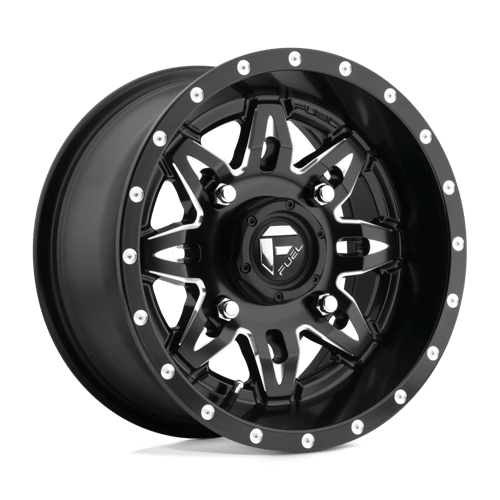 Fuel Offroad D567 LETHAL UTV Matte Black Milled 15x7 +13 4x156mm 132mm