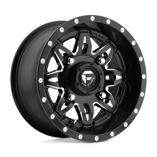 Fuel Offroad D567 LETHAL UTV Matte Black Milled 15x7 +13 4x137mm 110.1mm