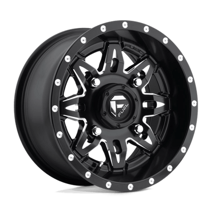 Fuel Offroad D567 LETHAL UTV Matte Black Milled 15x7 +13 4x137mm 110.1mm