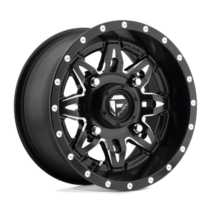 Fuel Offroad D567 LETHAL UTV Matte Black Milled 14x7 +13 4x156mm 132mm