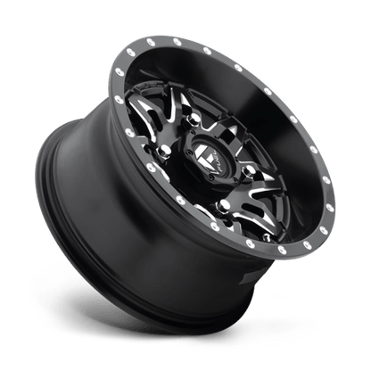 Fuel Offroad D567 LETHAL UTV Matte Black Milled 14x7 +13 4x156mm 132mm