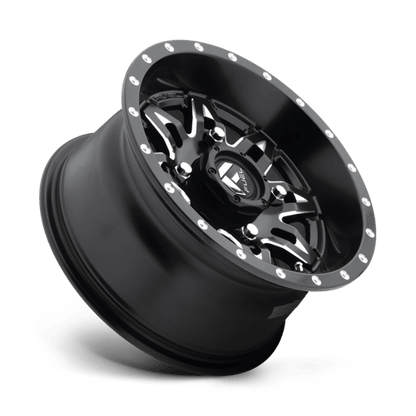 Fuel Offroad D567 LETHAL UTV Matte Black Milled 15x7 +13 4x137mm 110.1mm