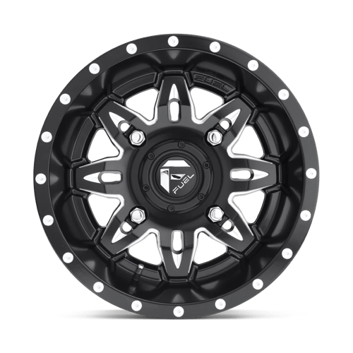 Fuel Offroad D567 LETHAL UTV Matte Black Milled 15x7 +13 4x137mm 110.1mm