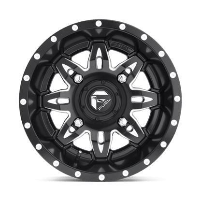 Fuel Offroad D567 LETHAL UTV Matte Black Milled 15x7 +13 4x137mm 110.1mm