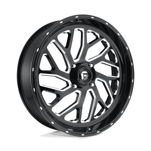 Fuel Offroad D581 TRITON UTV Gloss Black Milled 24x7 +13 4x137mm 110.1mm