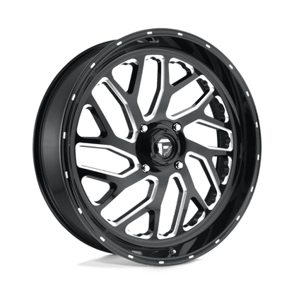Fuel Offroad D581 TRITON UTV Gloss Black Milled 24x7 +13 4x137mm 110.1mm