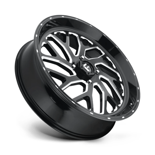 Fuel Offroad D581 TRITON UTV Gloss Black Milled 24x7 +13 4x156mm 132mm