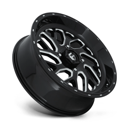 Fuel Offroad D581 TRITON UTV Gloss Black Milled 20x7 +13 4x156mm 132mm