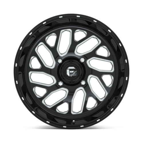 Fuel Offroad D581 TRITON UTV Gloss Black Milled 20x7 +13 4x137mm 110.1mm