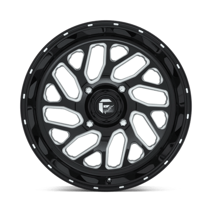 Fuel Offroad D581 TRITON UTV Gloss Black Milled 20x7 +13 4x137mm 110.1mm