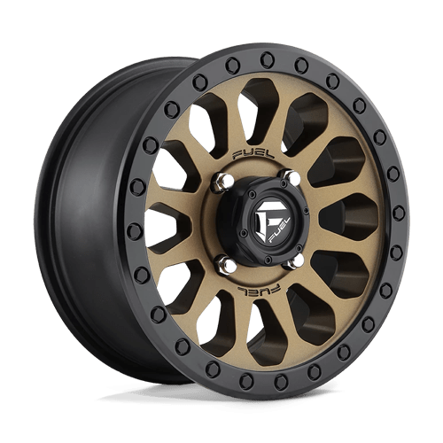 Fuel Offroad D600 VECTOR UTV Matte Bronze Black Bead Ring 15x7 +38 4x137mm 110.1mm