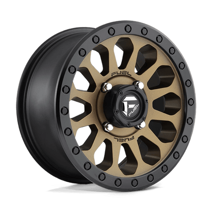 Fuel Offroad D600 VECTOR UTV Matte Bronze Black Bead Ring 15x7 +38 4x137mm 110.1mm