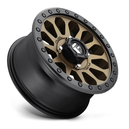 Fuel Offroad D600 VECTOR UTV Matte Bronze Black Bead Ring 15x7 +38 4x137mm 110.1mm