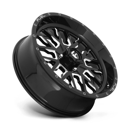 Fuel Offroad D611 STROKE UTV Gloss Black Milled 20x7 +13 4x137mm 110.1mm