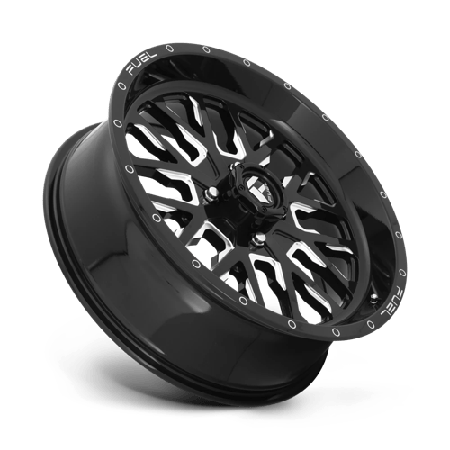 Fuel Offroad D611 STROKE UTV Gloss Black Milled 20x7 +13 4x156mm 132mm