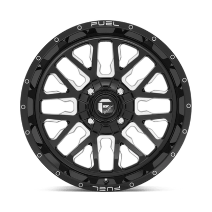 Fuel Offroad D611 STROKE UTV Gloss Black Milled 20x7 +13 4x137mm 110.1mm
