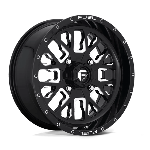 Fuel Offroad D611 STROKE UTV Gloss Black Milled 18x7 +13 4x156mm 132mm