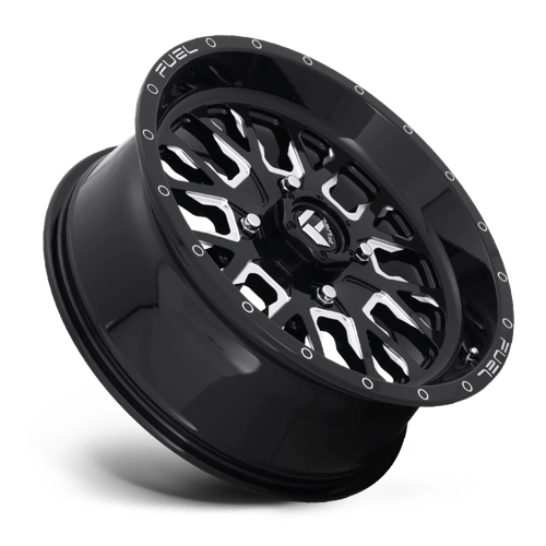 Fuel Offroad D611 STROKE UTV Gloss Black Milled 22x7 +13 4x137mm 132mm
