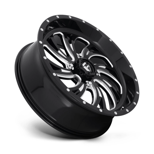 Fuel Offroad D641 KOMPRESSOR UTV Gloss Black Milled 22x7 +13 4x137mm 110.1mm