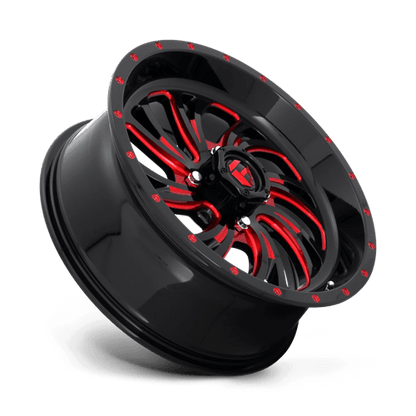 Fuel Offroad D642 KOMPRESSOR UTV Gloss Black Red Tinted Clear 18x7 +13 4x137mm 110.1mm