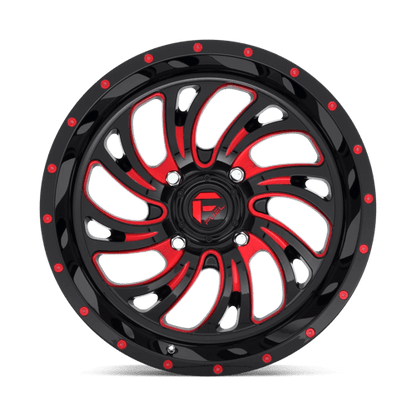 Fuel Offroad D642 KOMPRESSOR UTV Gloss Black Red Tinted Clear 18x7 +13 4x137mm 110.1mm