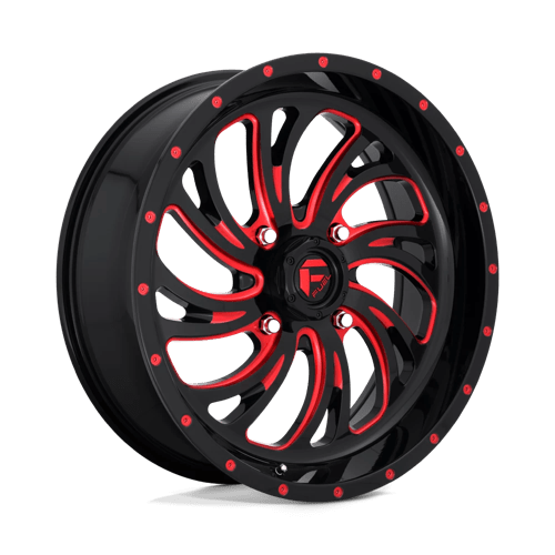 Fuel Offroad D642 KOMPRESSOR UTV Gloss Black Red Tinted Clear 20x7 +13 4x137mm 110.1mm