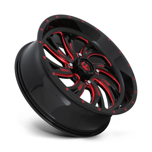 Fuel Offroad D642 KOMPRESSOR UTV Gloss Black Red Tinted Clear 20x7 +13 4x156mm 132mm