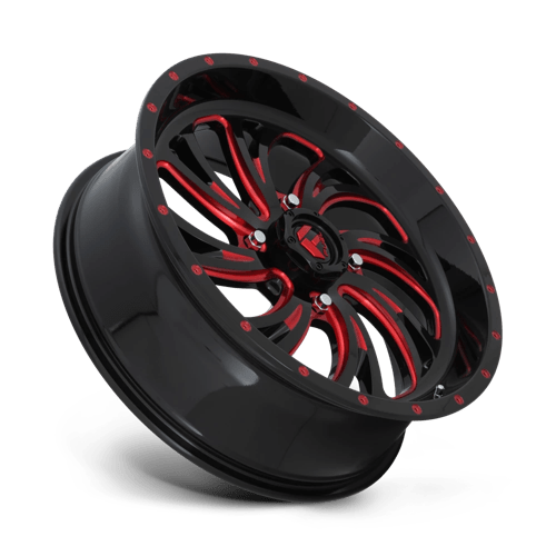 Fuel Offroad D642 KOMPRESSOR UTV Gloss Black Red Tinted Clear 20x7 +13 4x137mm 110.1mm