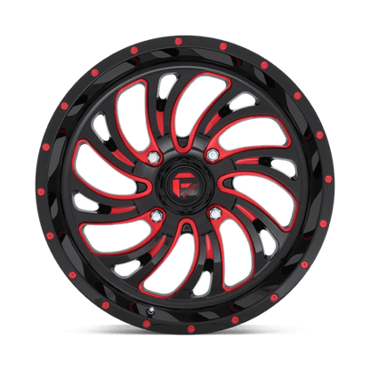 Fuel Offroad D642 KOMPRESSOR UTV Gloss Black Red Tinted Clear 20x7 +13 4x137mm 110.1mm